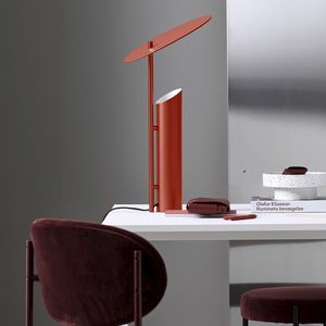 table lamp / contemporary / steel / halogen