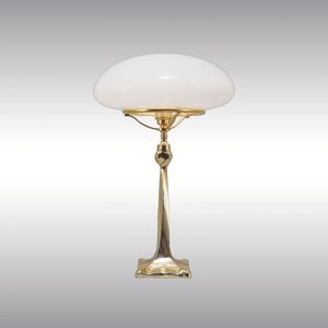 table lamp / traditional / glass / blown glass