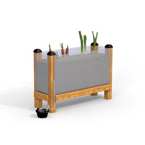 wooden planter
