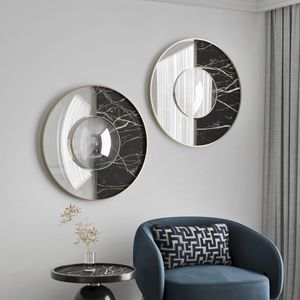 wall-mounted mirror