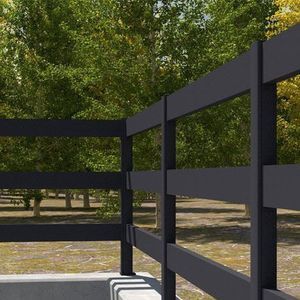 louvered fence