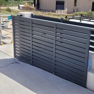 aluminum garden gate
