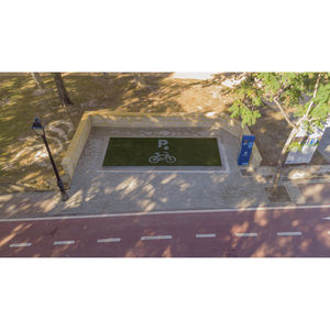 in-ground bike rack