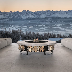 wood-burning fire pit