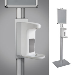 floor-standing disinfectant dispenser