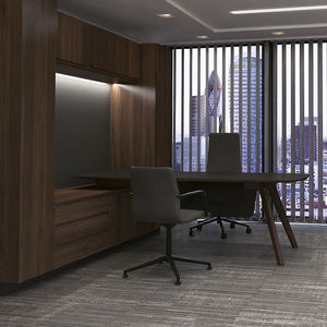 commercial desk and storage set