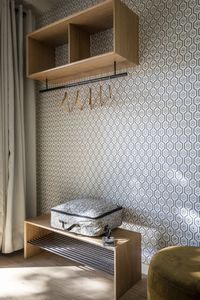 contemporary entrance wardrobe