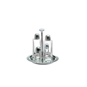 glass salt and pepper shaker