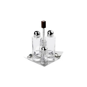 glass salt and pepper shaker
