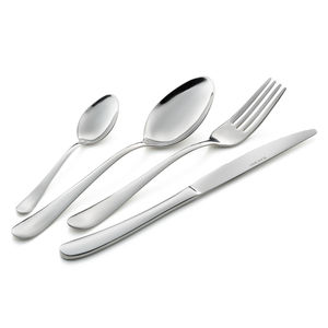 polished stainless steel cutlery