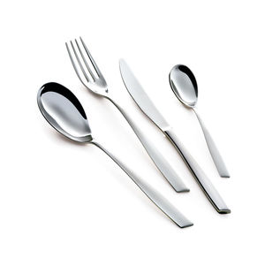 polished stainless steel cutlery