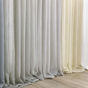 plain sheer curtain fabric