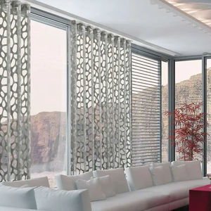 geometric pattern sheer curtain fabric