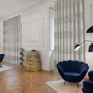 striped sheer curtain fabric