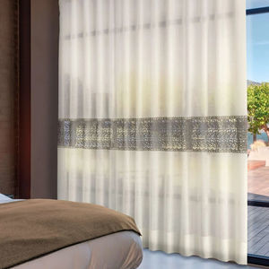 plain sheer curtain fabric