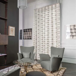 patterned sheer curtain fabric 1