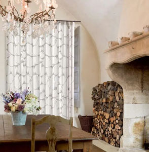 patterned sheer curtain fabric 1