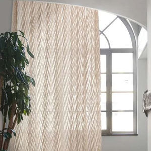 patterned sheer curtain fabric 1