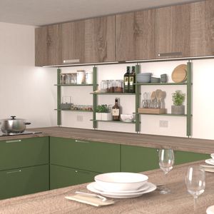 wall-mounted shelves