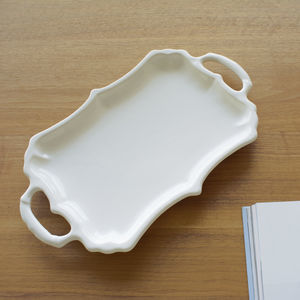 ceramic serving tray