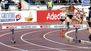 steeplechase water jump hurdle