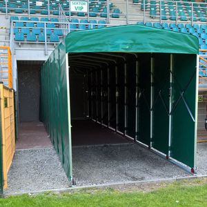 sports field telescopic tunnel