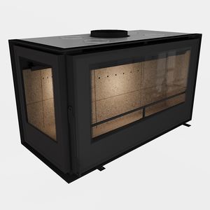 wood-burning fireplace 1