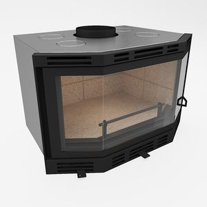wood-burning fireplace 1
