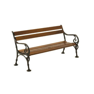 traditional public bench