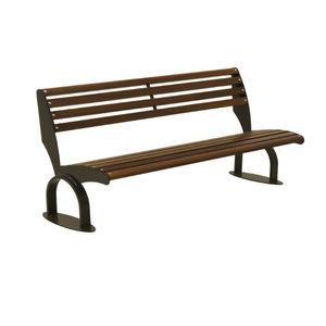 contemporary public bench