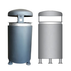 cast aluminum waste paper basket