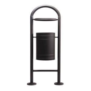 galvanized iron waste paper basket 1
