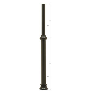 Galvanized iron pole - PL003 - irollo srl - for billboards / cast iron