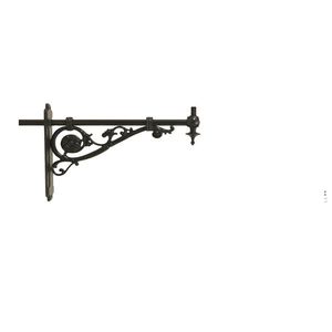 wrought iron street light bracket