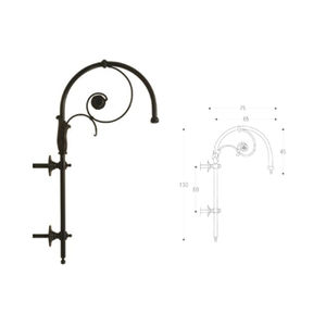 cast iron street light bracket 1