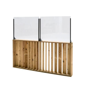 wooden room divider