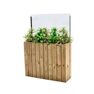 wooden planter