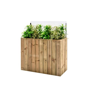 wooden planter