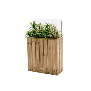 wooden planter