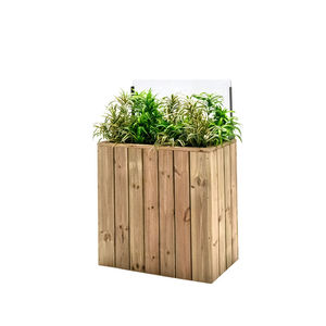 wooden planter