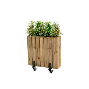 wooden planter
