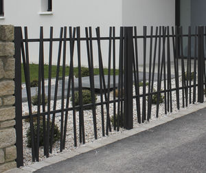 fence with bars