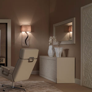 wall-mounted mirror