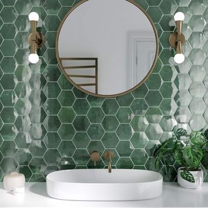 indoor hexagonal tiles