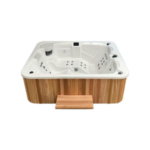 recessed hot tub