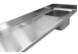 stainless steel countertop