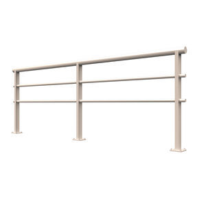 galvanised steel railing