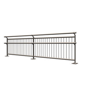 galvanised steel railing
