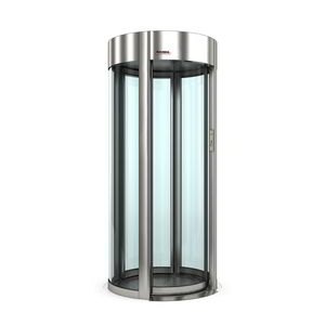 curved security interlocking door