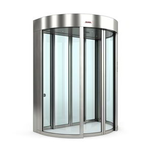 curved security interlocking door